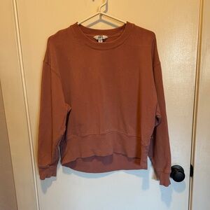 JoyLab Terracotta Crewneck Top
017